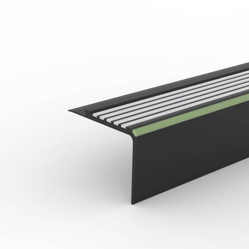 Döllken TKNG 3,5 40 0110 schwarz 2,50m Treppenkante hellgraue Rille